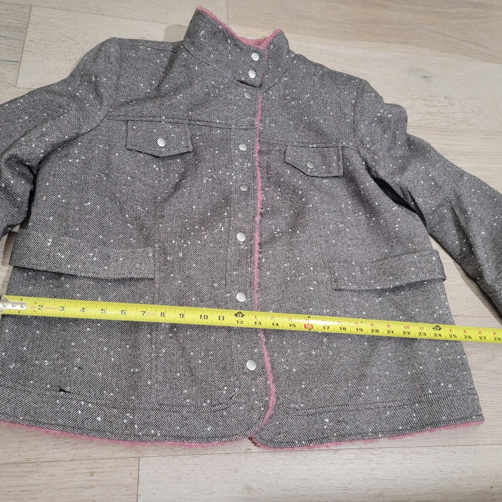 Women's Pink and Brown Jacket - Picture 5 of 11